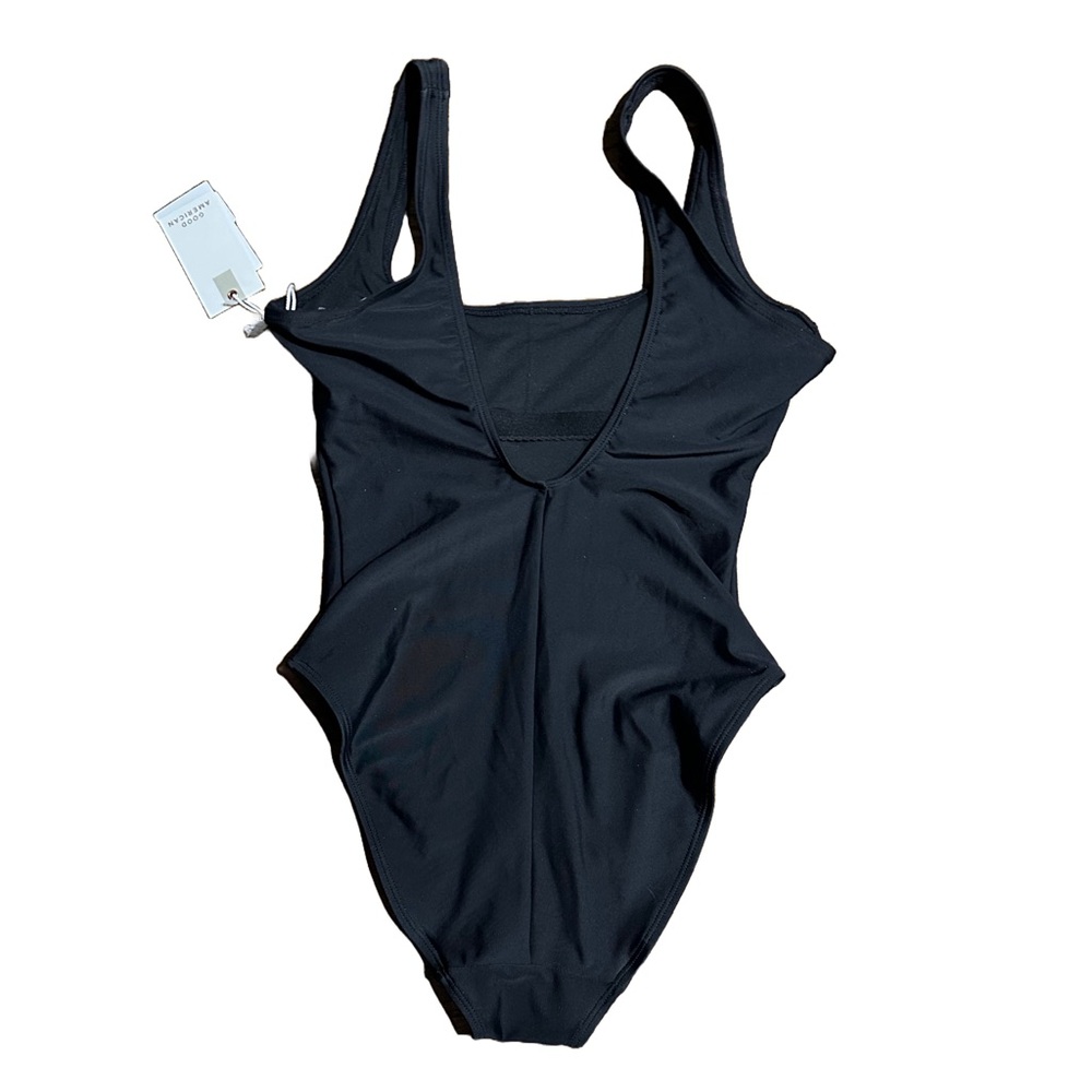 Good American Women's Modern Tank One-Piece Black Swimsuit NWT Small 1 - Picture 3 of 5